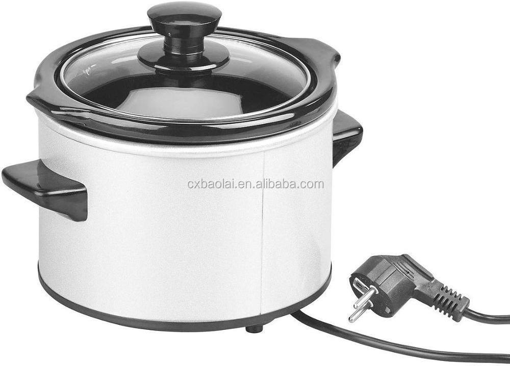 1.5 Quart Slow Cooker for 2 People Fits 2 lb Roast