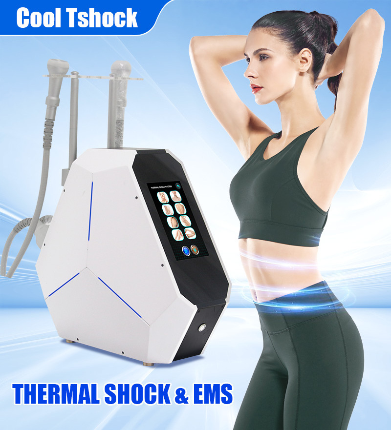 2 in 1 Thermal TShock Cryoskin Fat Reduction Machine Face Body EMS body slimming cooling Machine