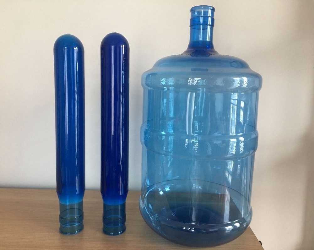 high quality 5 gallon PET preform/5 gallon water  bottle preform for 3 4 5 gallon bottle 700g, 730g,750g,800g 55mm neck size