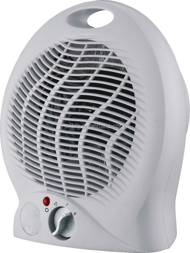 2kW Upright Free Standing Electric Fan Heater no thermostat for Russia market