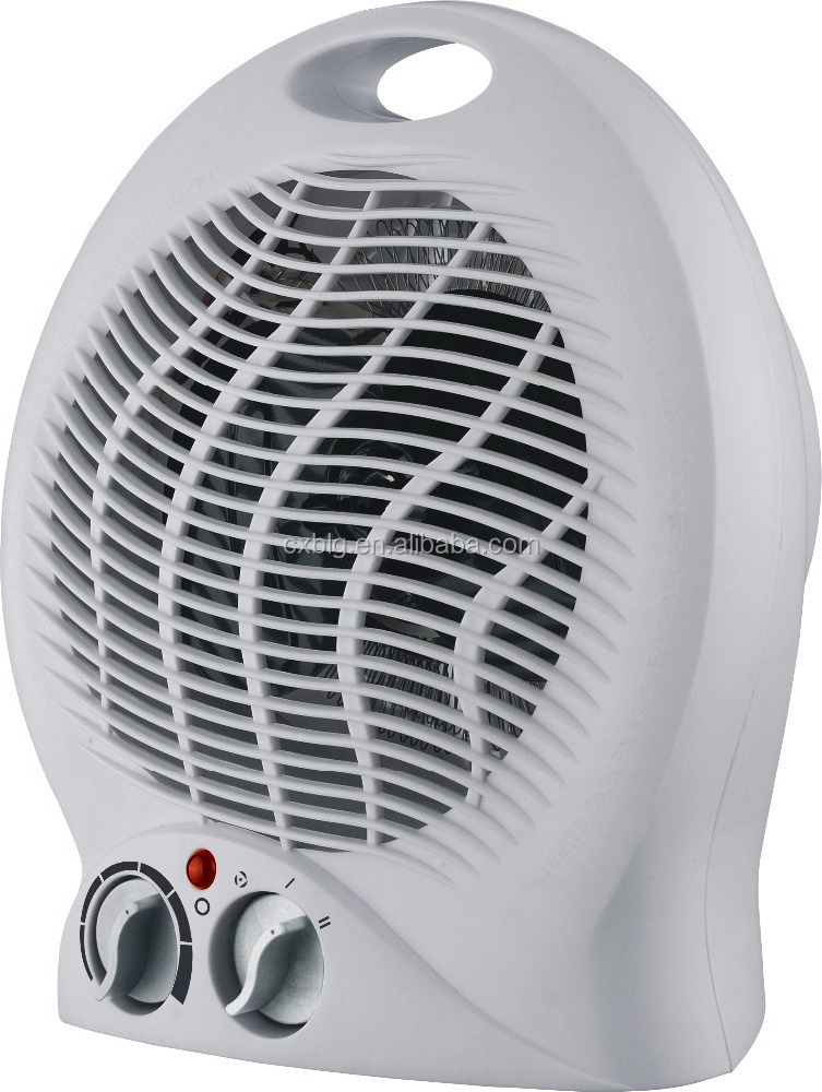 2kW Upright Free Standing Electric Fan Heater no thermostat for Russia market