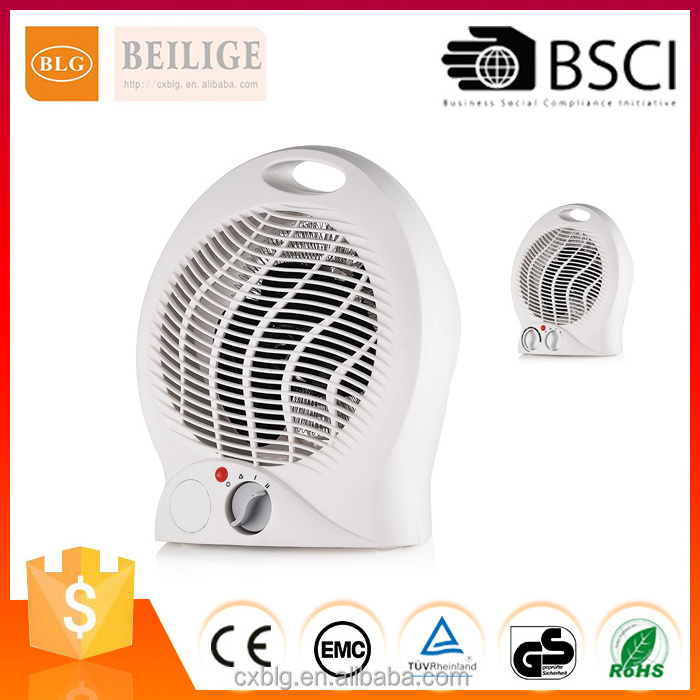 2kW Upright Free Standing Electric Fan Heater no thermostat for Russia market