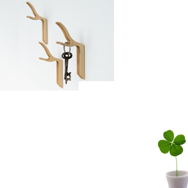 Modern Twig Wooden Branch Wall bunk house hooks