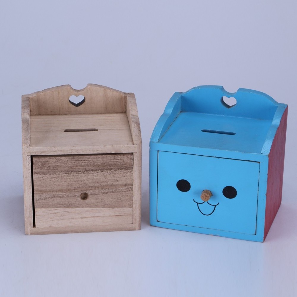 wooden pig bank /Piggy coin bank/Money bank box