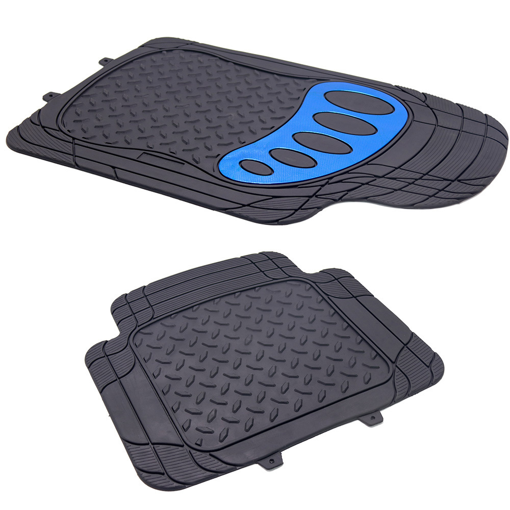 Universal 4 Pcs Set Car Foot Mat Pvc Car Mat Car Floor Foot Mats