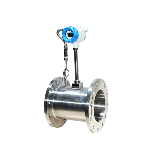 High Accuracy Vortex Turbine Gas Flow Meter Temperature And Pressure Compensation Steam Vortex Flow Meter