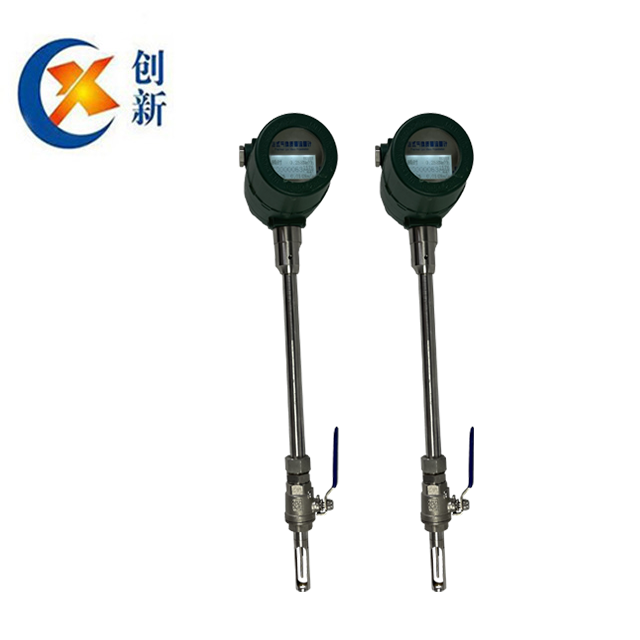 High Temperature Flange Type Natural Gas Compressed Air  Biogas Industrial Insertion Type  Gas Thermal Gas Mass Flow Meter