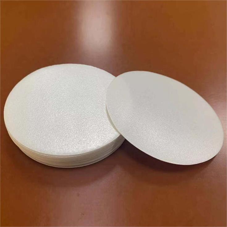 Leak Proof White Hydrophobic High Airflow Plastic pe cosmetics cups seal pe foam liner wad gasket for more protection