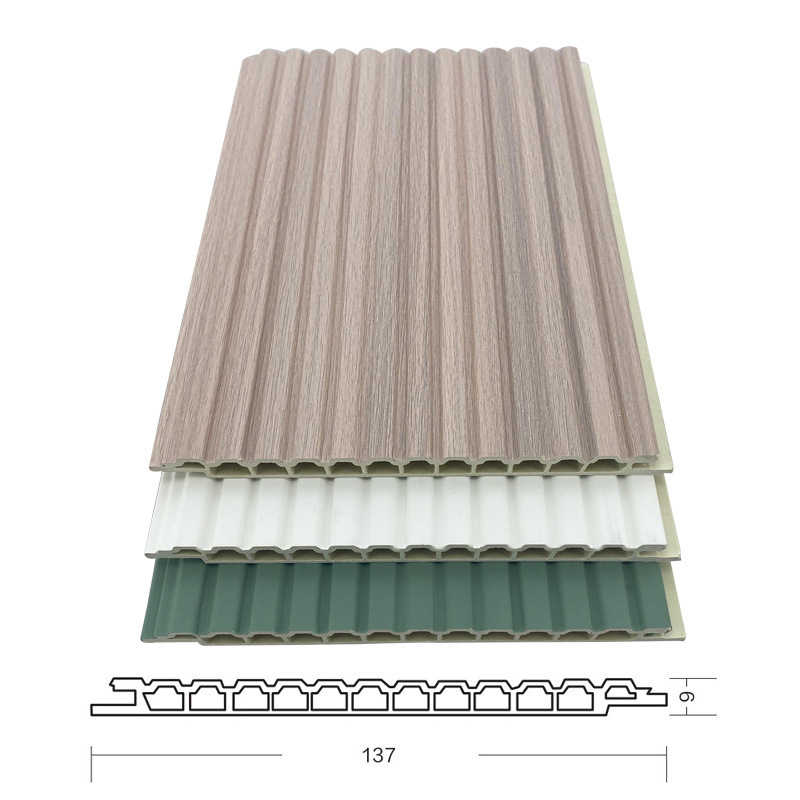 Buy cheap price shiplap wall paneling board pvc wall panels decorative for interior and exterior wall featuring