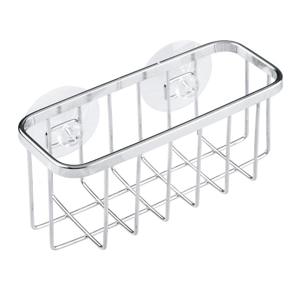 Stainless Steel Sink Suction Holder for Sponges, Scrubbers, Soap, Kitchen, Bathroom