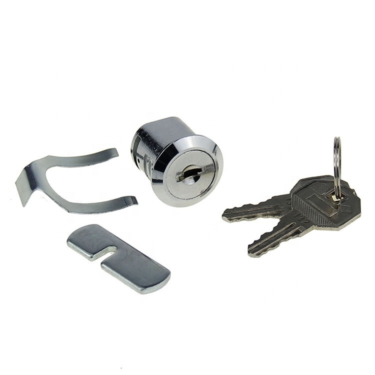 Custom chrome-plated office furniture safety box best door lock with different material key