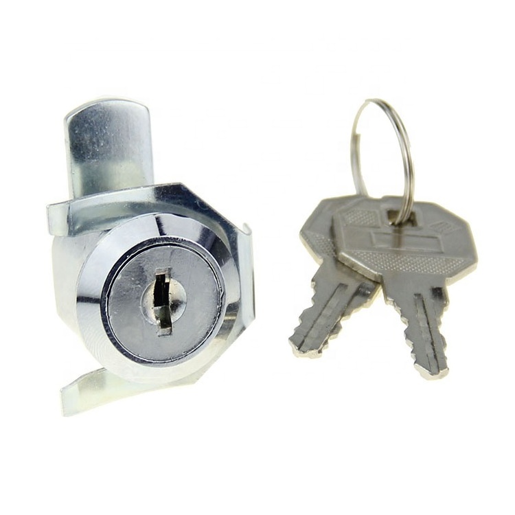 Custom chrome-plated office furniture safety box best door lock with different material key