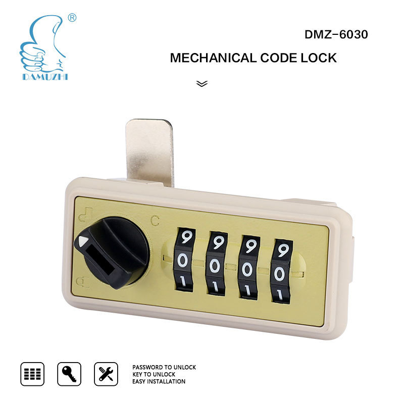 DMZ-6030 High quality plastic and zinc alloy cabinet digital lock number mechanical combination lock