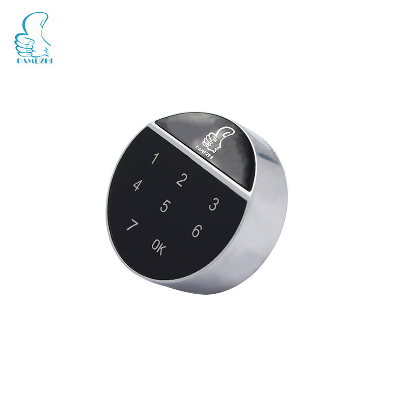 DMZ-1889M-30     Top quality round shape keyless cabinet lock smart single password lock