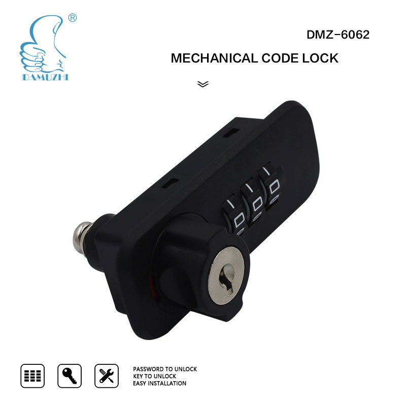 DMZ-6062     Top quality mechanical lock 3 Digits Combination lock digital cabinet cam lock