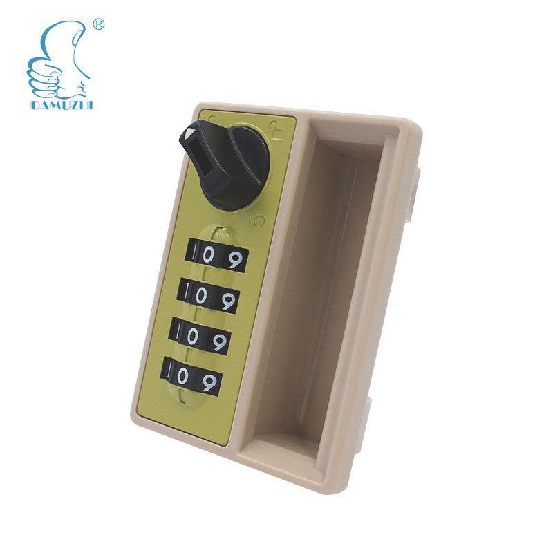 DMZ-6031 High quality plastic 4 digits combination lock with handle for cabinet and furniture