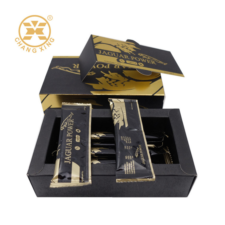 Customizable Empty Sliding Out Paper Box Honey Sticks Drawer Color Box Packaging for Honey Sachets