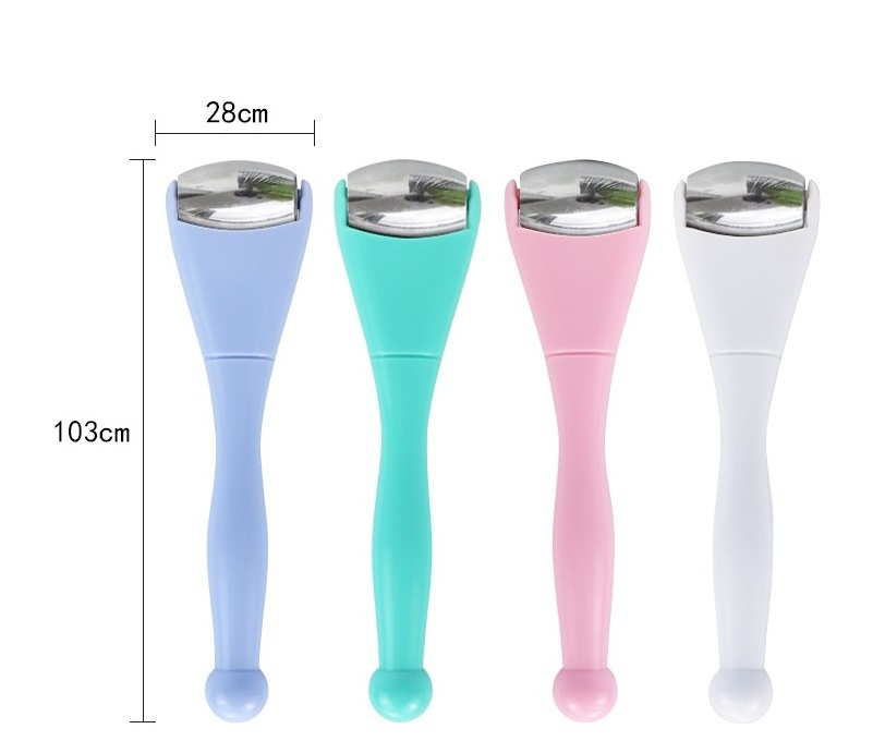 Double-end ice globes stainless steel ice globes roller mini cooling facial ice globes