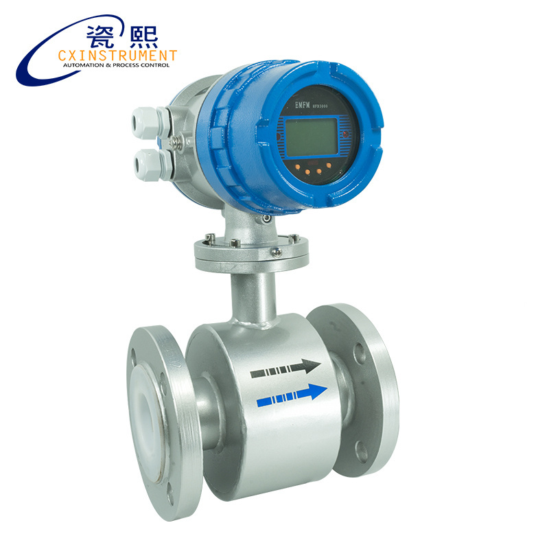 Digital electromagnetic fertilizer flowmeter