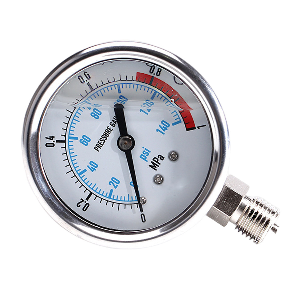 sanitary pressure gauge 200mm vacuum digital tyre pressure gauge calibrator with switch contacts