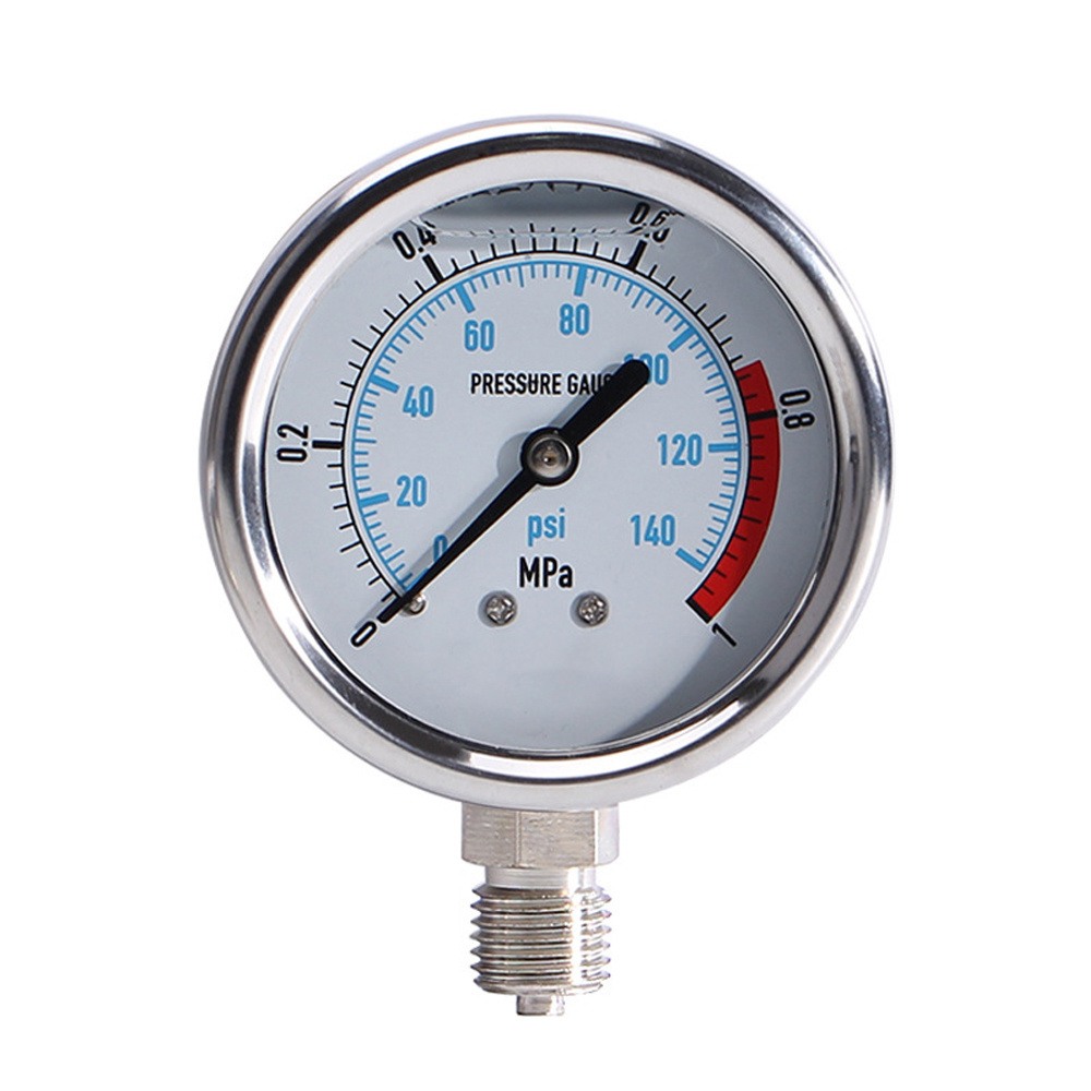 sanitary pressure gauge 200mm vacuum digital tyre pressure gauge calibrator with switch contacts