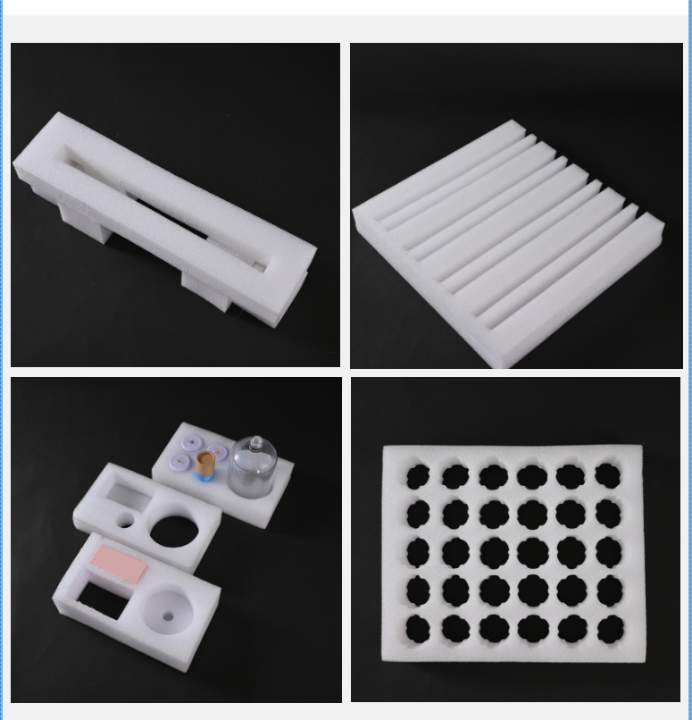 Package inserts for cutting the buffering epe foam/pu/black white shockproof Eva insert inside  Transport packing box fillers