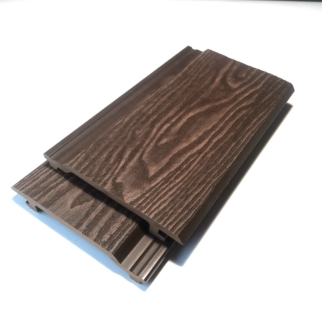 Top Quality Exterior Siding Wood Grain Board Exterior Wall Outdoor Wpc Wall Panel Interior Wpc Wall Panel