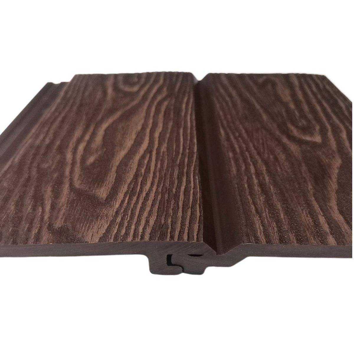 Outdoor Wall Panel Wpc Outer Wall Is Covered With Wood-plastic Composite 3d Wood Grain Outer Wall Panel