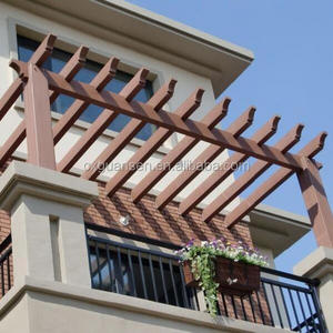 Outdoor waterproof mildew proof anti-UV Pergola Yard  wpc pergola WPC Exterior Waterproof pergola