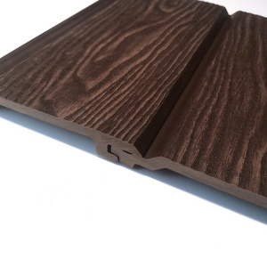 Top Quality Exterior Siding Wood Grain Board Exterior Wall Outdoor Wpc Wall Panel Interior Wpc Wall Panel