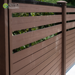 GD high quality house privacy cheap aluminium decorative fencing panels pools plinth slats wpc prices laser cut aluminum fencing