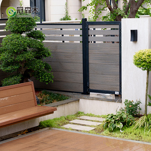 Factory Price Gate Wood Plastic WPC Gate Fire-Proof Water-Proof Outdoor Gate Panels fence gates panels