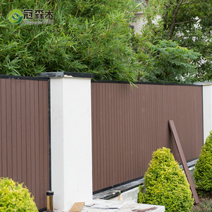 High quality Vietnamese wood plastic composite wpc fence home garden fence panels better than vinyl pvc fence