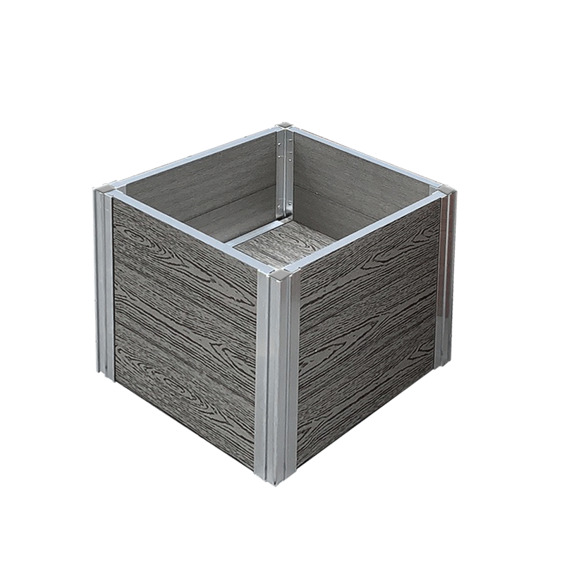 Outdoor Decoration Wood Plastic Composite Flower Pot Wpc Planter Box