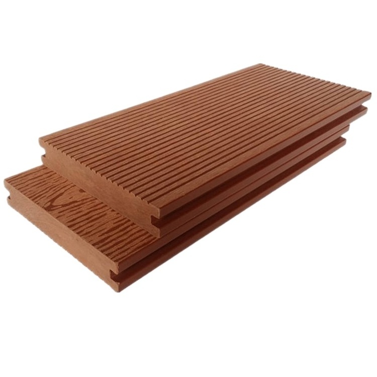 Solid Outdoor Hot Sale Wood Plastic Composite Flooring WPC Decking Anti-UV Water Proof Deck Wood Veneer For Swimming Pools