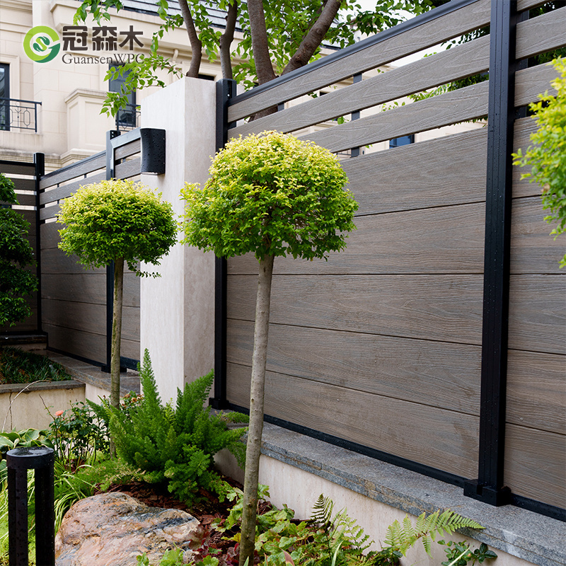 Factory Price Gate Wood Plastic WPC Gate Fire-Proof Water-Proof Outdoor Gate Panels fence gates panels