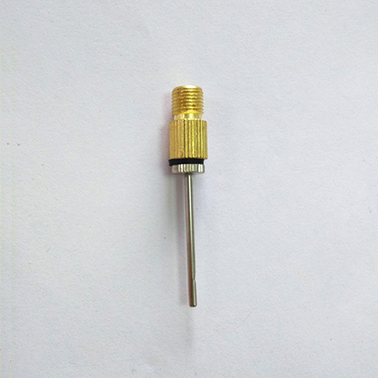 Air Valve Adaptor Stainless Steel Pump Pin Sport Ball Inflating Pump Needle For Football Basketball Soccer