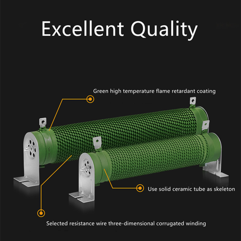 RX20 Power Resistor 22 10w 22RJ Wirewound Fixed 10 Watt Ceramic Tube Braking Corrugated Non inductive 22 ohm 5% 10W Resistors