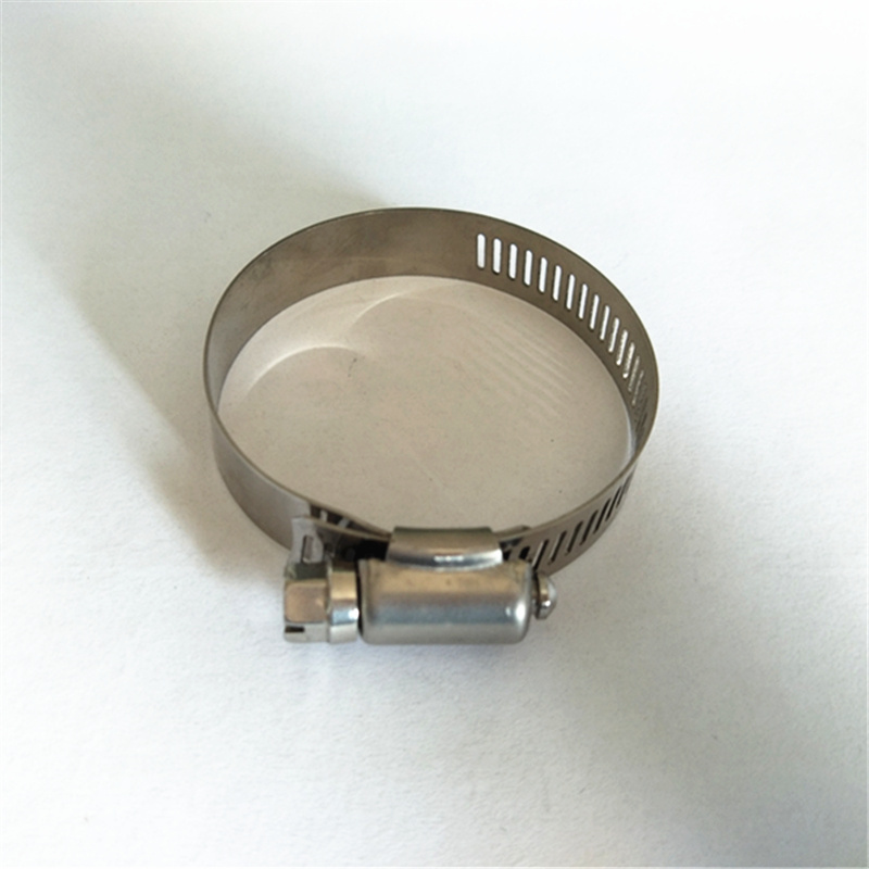 12.7mm band width High quality hydraulic 201 304 stainless steel american type exhaust pipe hose clamp