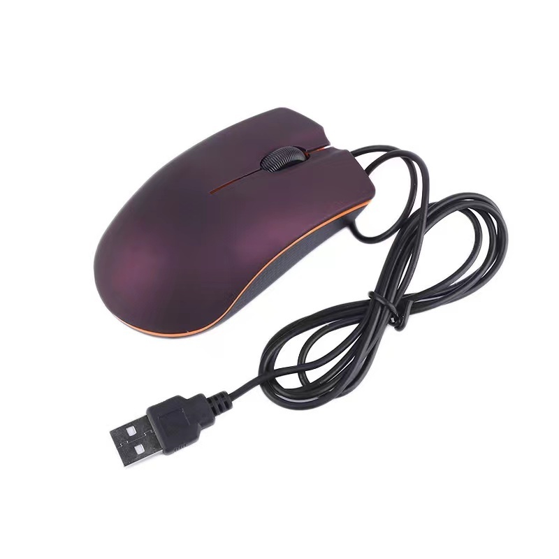 Electronic USB wired computer notebook photoelectric mouse OEM custom logo office home computer wired mouse