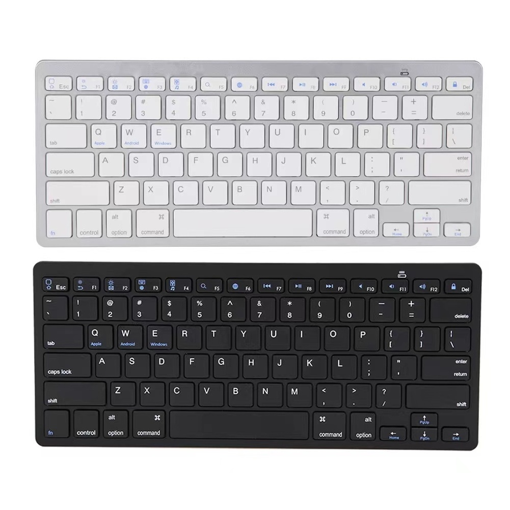 Wireless BT 2.4GHz Ultra Thin Portable Universal Wireless Keyboard for ipad PC Desktop Computer Notebook