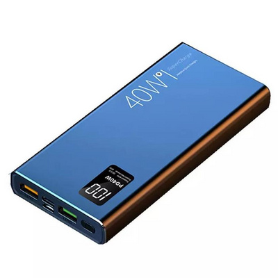 Portable 40w super fast charging power bank 10000 mAh large capacity type-c two-way fast charging QC3.0 mobile power bank