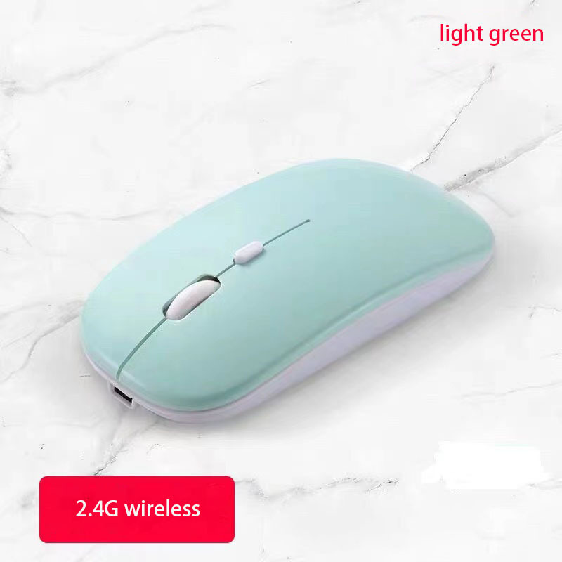 2.4GHz wireless mouse rechargeable mute notebook desktop gift wireless charging mouse three-speed adjustable DPI wireless mouse