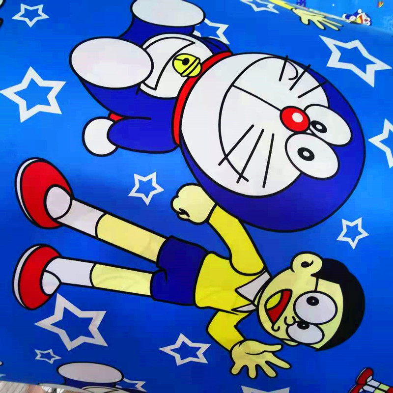 Kain disper 3D famous cartoon desgin 100 polyester woven fabric disperse pigment printed microfiber material bedsheets textiles