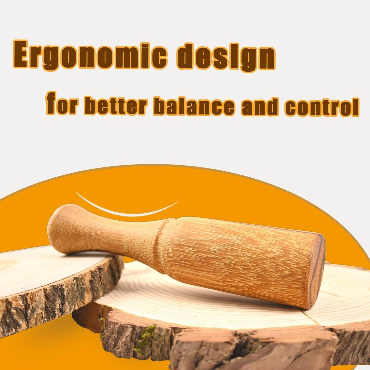 wooden mallet Comfortable Handle Reduces Hand Fatigue Wood Hammer Woodworking Hand Tool  wooden sticks