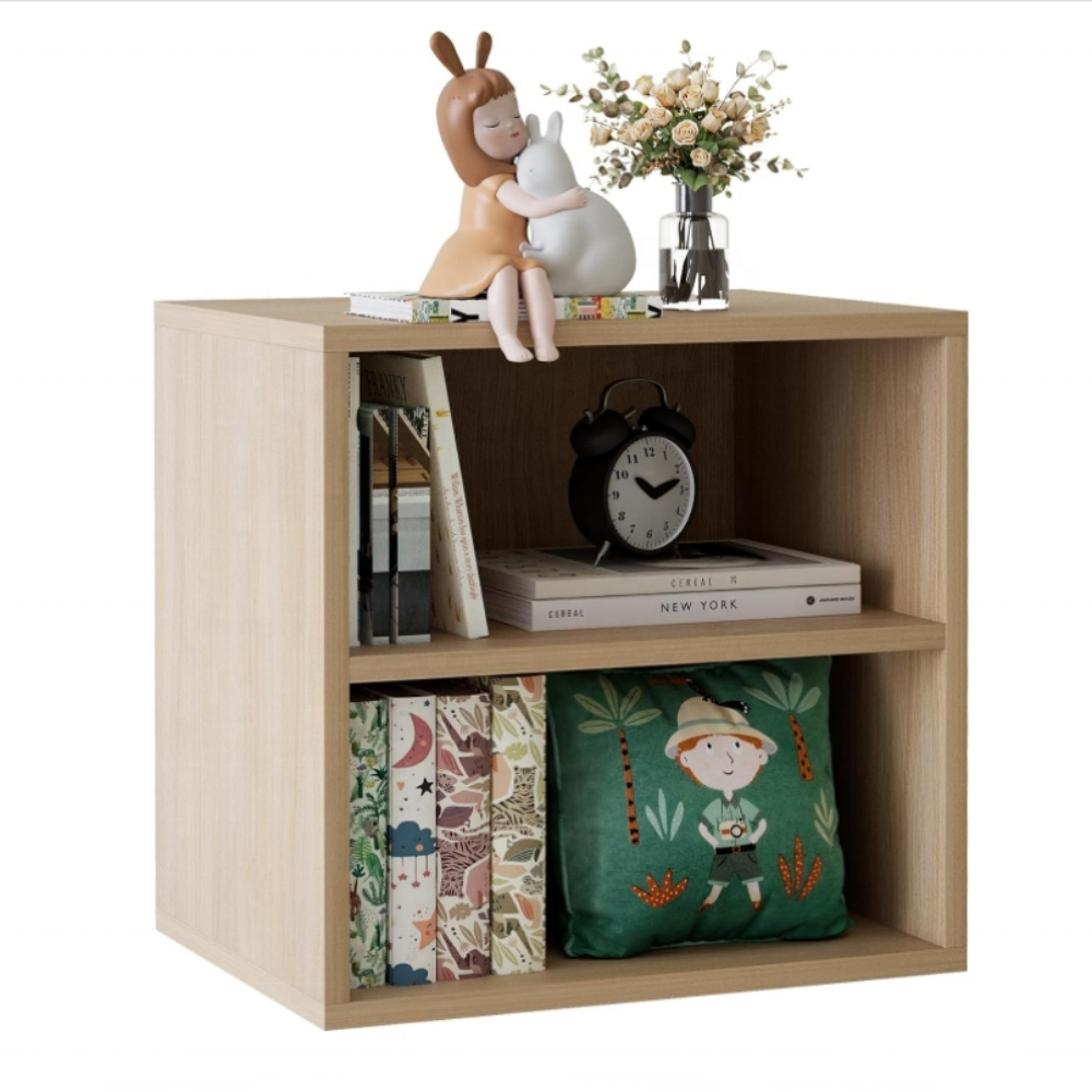 Storage Stackable Storage Shelf bookcase, Cubby Organizer Wooden Display Shelf Closet Organizer