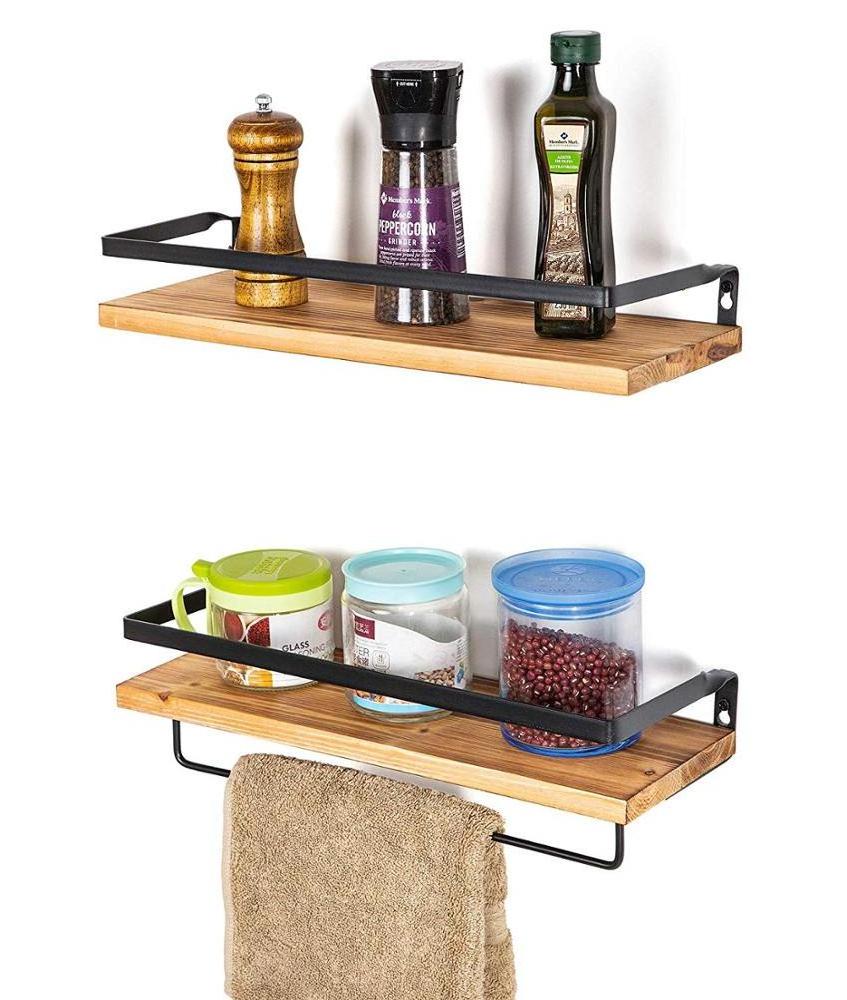 2020 Floating Shelves Wall Mounted Storage Set of 2