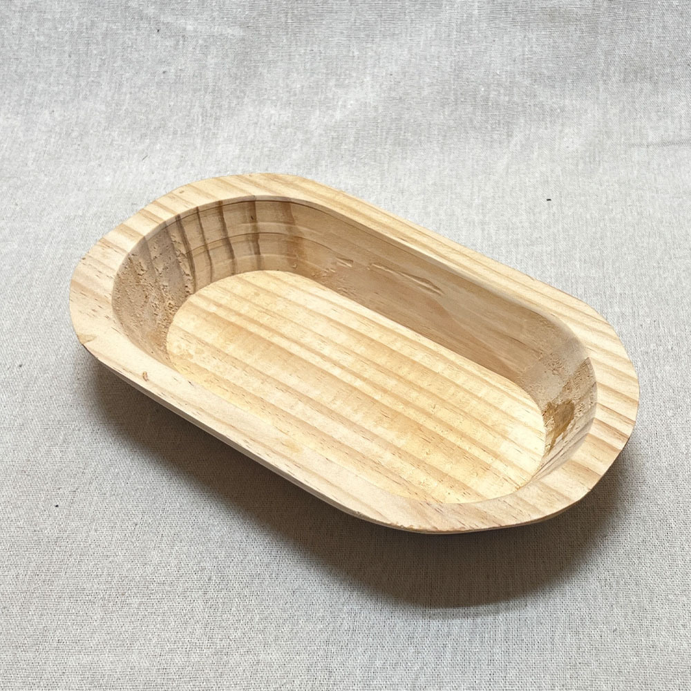 Wood Dough Bowls wholesale Decorative Wooden Tray Rustic Farmhouse Wood Decorative Bowl Candle Making Tray