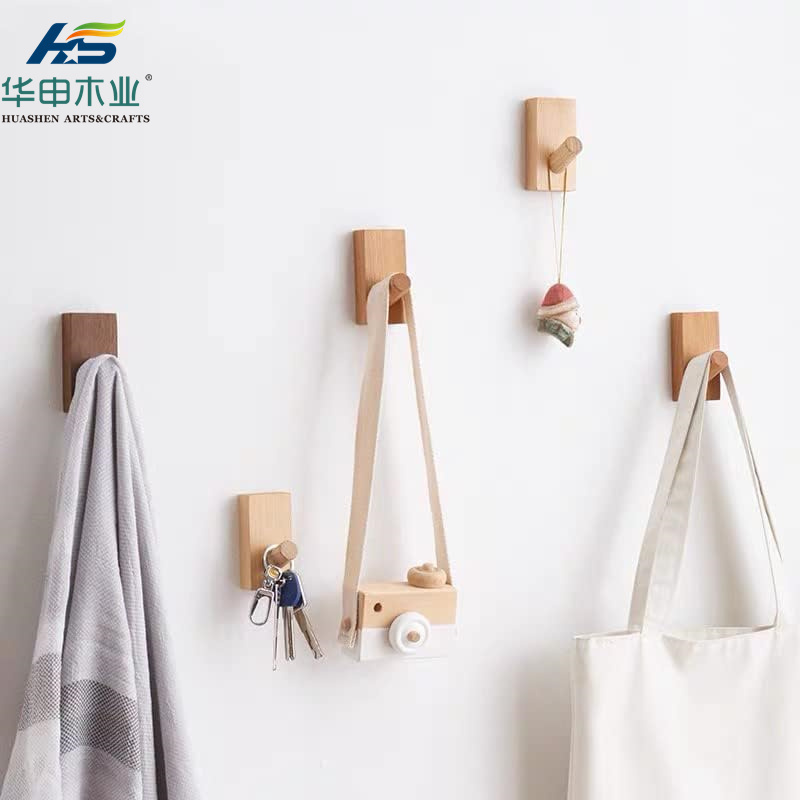 Wall Hooks Hat Rack wood towel rack bathroom towel storage rack with wooden shelves wall hook wood