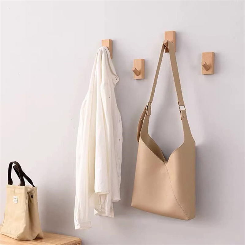 Wall Hooks Hat Rack wood towel rack bathroom towel storage rack with wooden shelves wall hook wood